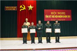 Trường Cao đẳng Nghề số 1 Bộ Quốc phòng tổng kết thực hiện nhiệm vụ năm 2018